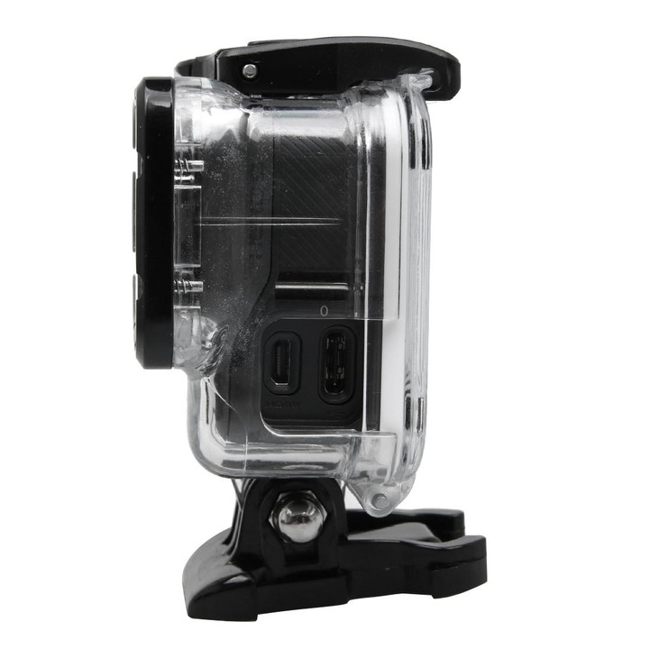 For GoPro HERO5 Skeleton Housing Protective Case Cover with Buckle Basic Mount & Lead Screw, Need to Disassemble Lens
