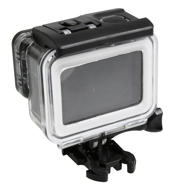 For GoPro HERO5 30m Waterproof PC & ABS Housing Protective Case + Touch Back Cover with Buckle Basic Mount & Long Screw, Backcov