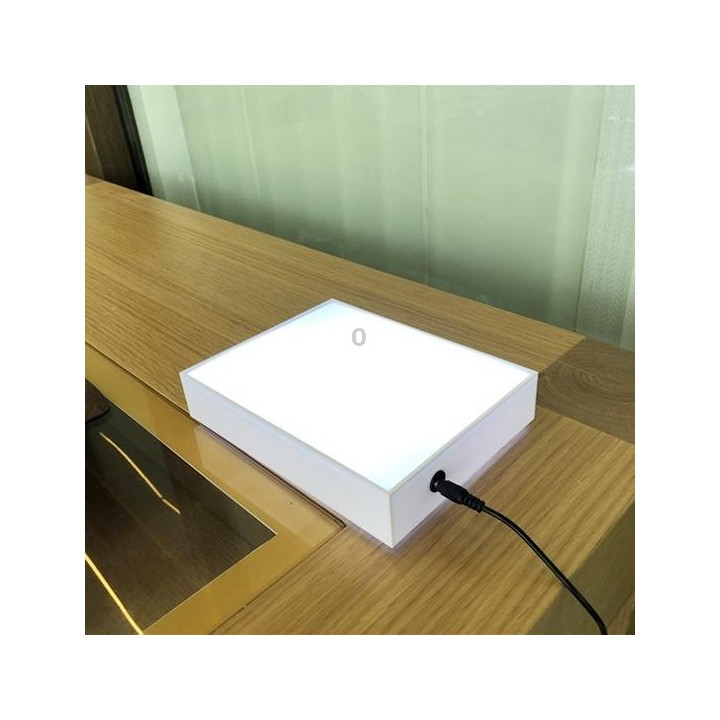 Photo Viewer LED Lightbox Board Box, US Plug (White)