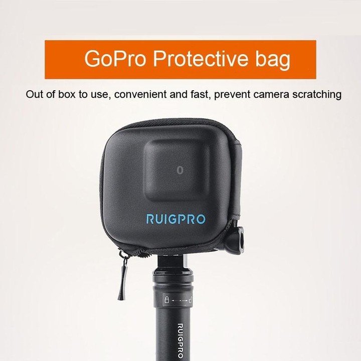 RUIGPRO Super Mini EVA Storage Protective Case Box for GoPro Hero11 Black / HERO10 Black / HERO9 Black / HERO8 Black /7 /6 /5(Bl