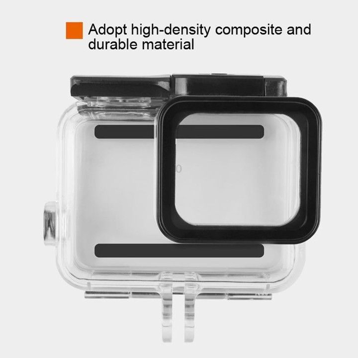 45m Waterproof Housing Protective Case + Touch Screen Back Cover for GoPro NEW HERO /HERO6 /5, with Buckle Basic Mount & Screw,