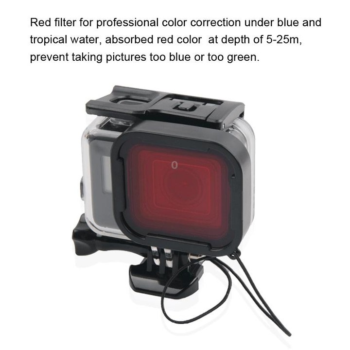 45m Waterproof Housing Protective Case + Touch Screen Back Cover for GoPro NEW HERO /HERO6 /5, with Buckle Basic Mount & Screw &