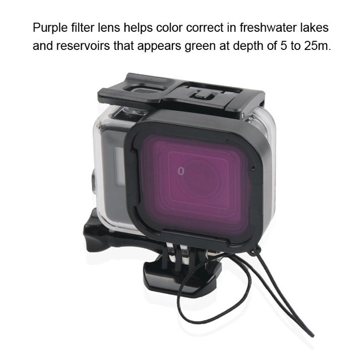 45m Waterproof Housing Protective Case + Touch Screen Back Cover for GoPro NEW HERO /HERO6 /5, with Buckle Basic Mount & Screw &