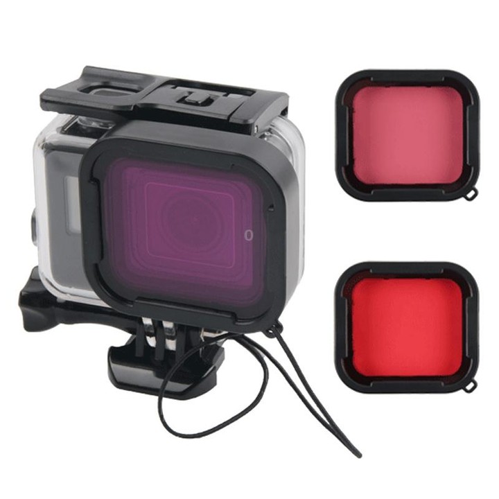 45m Waterproof Housing Protective Case + Touch Screen Back Cover for GoPro NEW HERO /HERO6 /5, with Buckle Basic Mount & Screw &