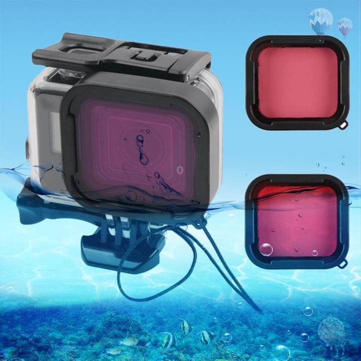 45m Waterproof Housing Protective Case + Touch Screen Back Cover for GoPro NEW HERO /HERO6 /5, with Buckle Basic Mount & Screw &
