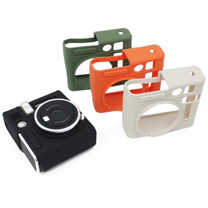 Soft Silicone Protective Case for Fujifilm Instax mini 40 (Orange)