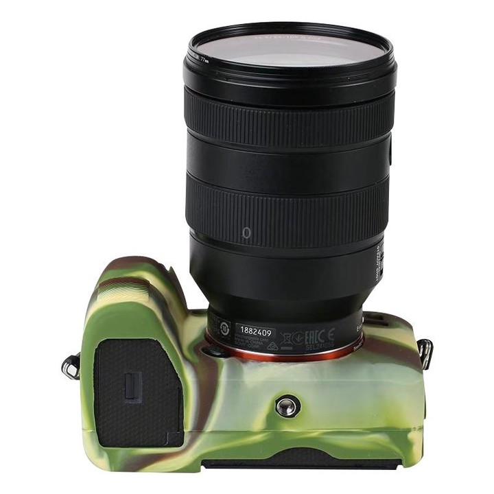For Sony A7R4 Soft Silicone Protective Case(Camouflage)
