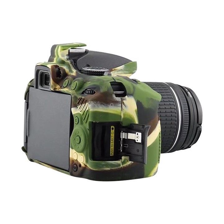 Soft Silicone Protective Case for Nikon D5300 (Camouflage)