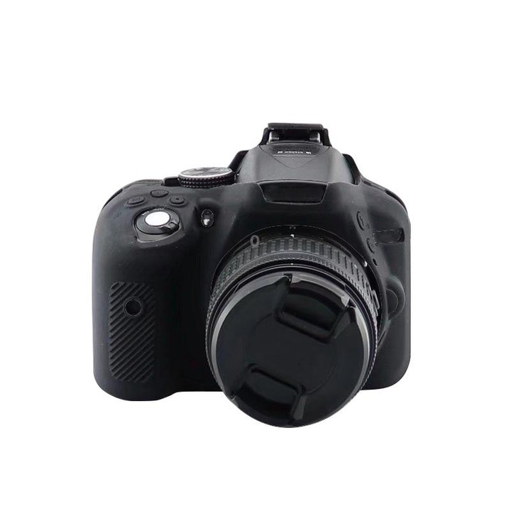 Soft Silicone Protective Case for Nikon D5300(Black)