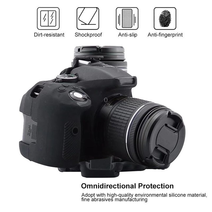 Soft Silicone Protective Case for Nikon D5300(Red)