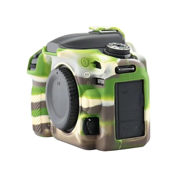 Soft Silicone Protective Case for Nikon D7500 (Camouflage)