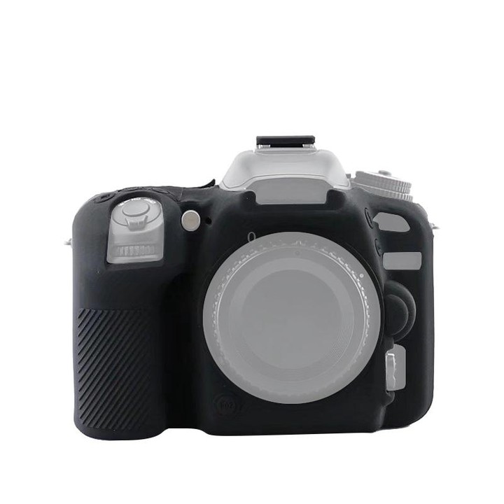 Soft Silicone Protective Case for Nikon D7500(Black)