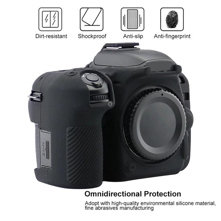 Soft Silicone Protective Case for Nikon D7500(Yellow)