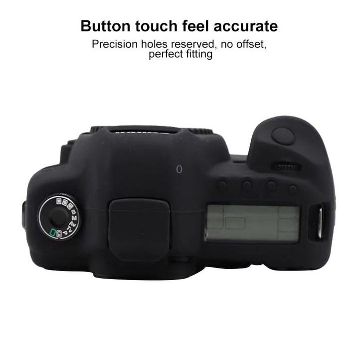 For Canon EOS 5D Mark II Soft Silicone Protective Case(Black)