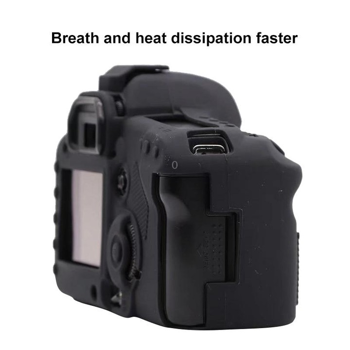 For Canon EOS 5D Mark II Soft Silicone Protective Case(Black)