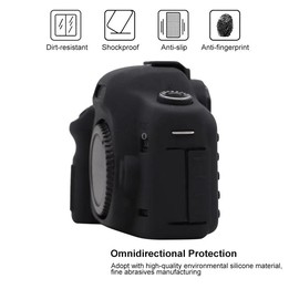 For Canon EOS 5D Mark II Soft Silicone Protective Case(Red)