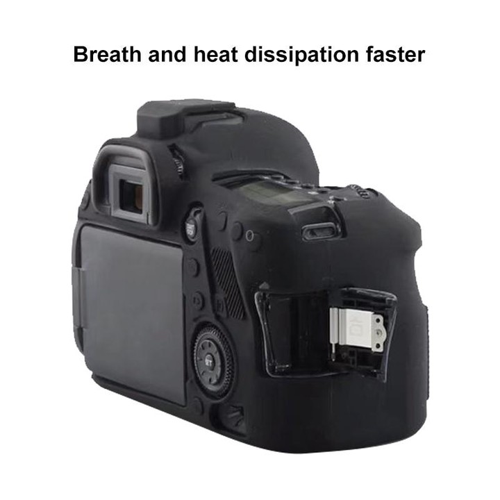For Canon EOS 6D Mark II Soft Silicone Protective Case (Red)