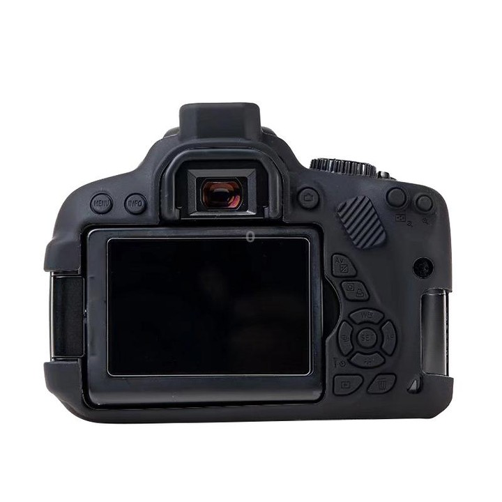 For Canon EOS 600D Soft Silicone Protective Case(Black)