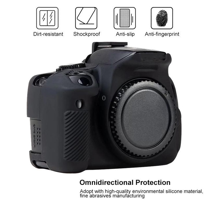 For Canon EOS 600D Soft Silicone Protective Case(Yellow)