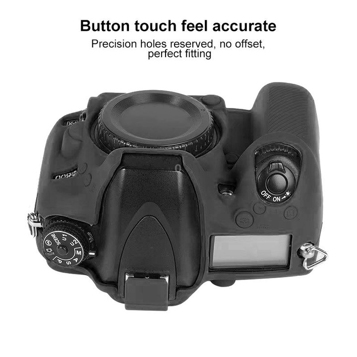 For Nikon D600 / D610 Soft Silicone Protective Case(Black)