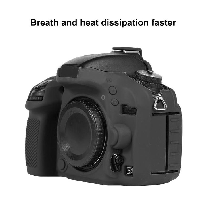 For Nikon D600 / D610 Soft Silicone Protective Case(Red)