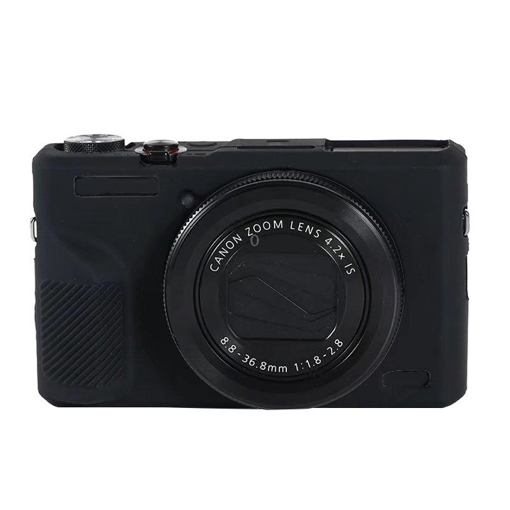 For Canon PowerShot G7 X Mark III / G7X III / G7X3 Soft Silicone Protective Case(Black)