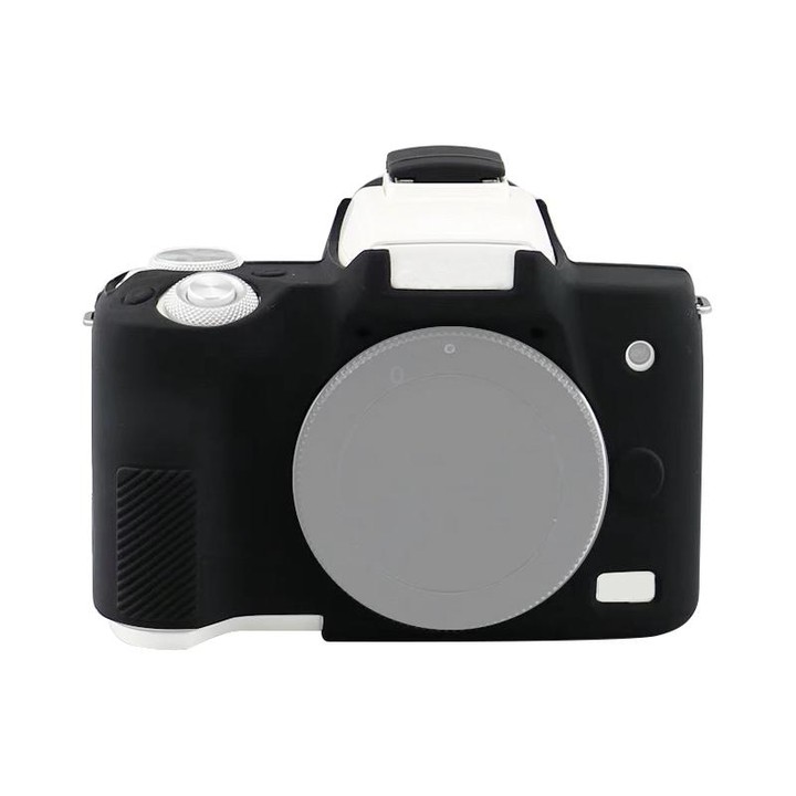 For Canon EOS M50 Mark II / M50 II Soft Silicone Protective Case(Black)