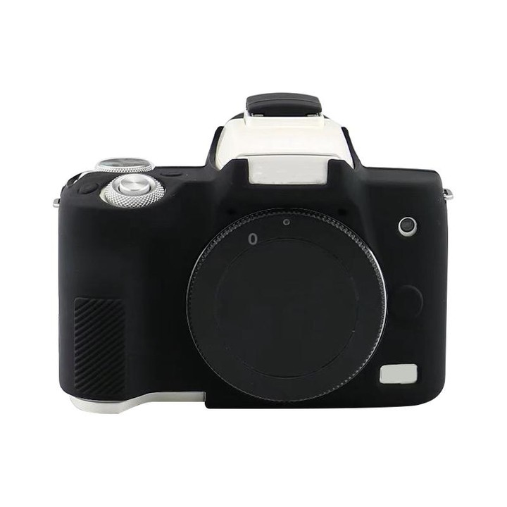 For Canon EOS M50 Mark II / M50 II Soft Silicone Protective Case(Black)