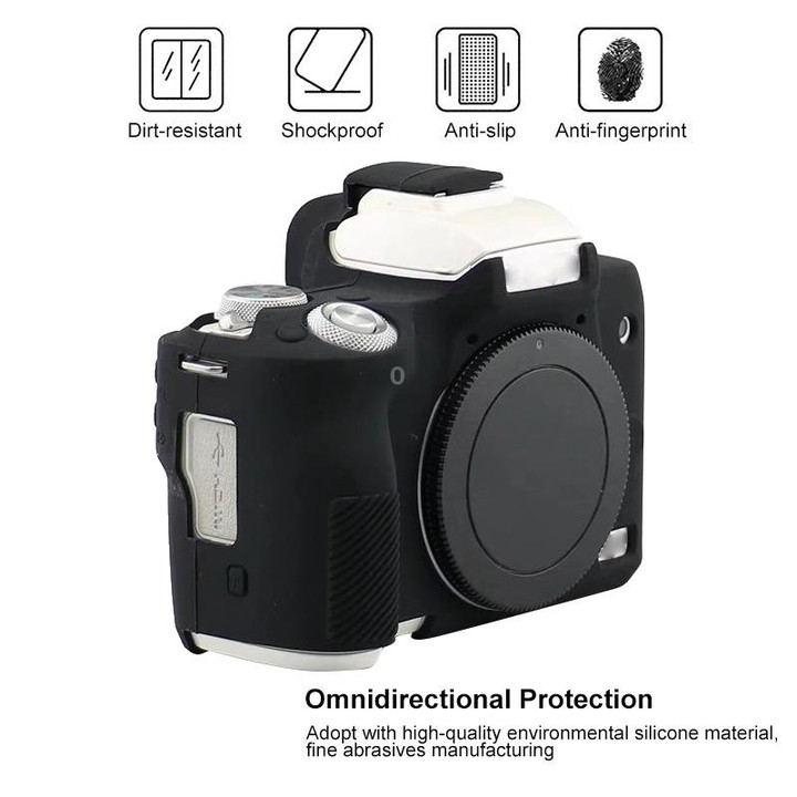 For Canon EOS M50 Mark II / M50 II Soft Silicone Protective Case(White)