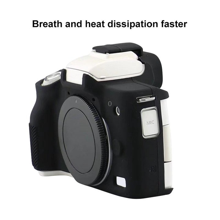 For Canon EOS M50 Mark II / M50 II Soft Silicone Protective Case(Yellow)