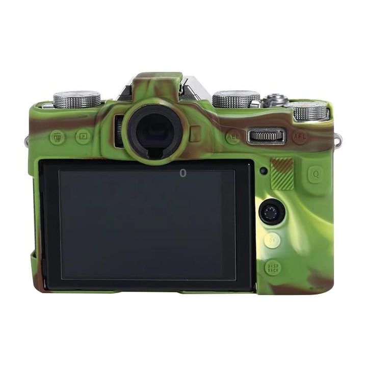For FUJIFILM X-T30 Soft Silicone Protective Case(Camouflage)