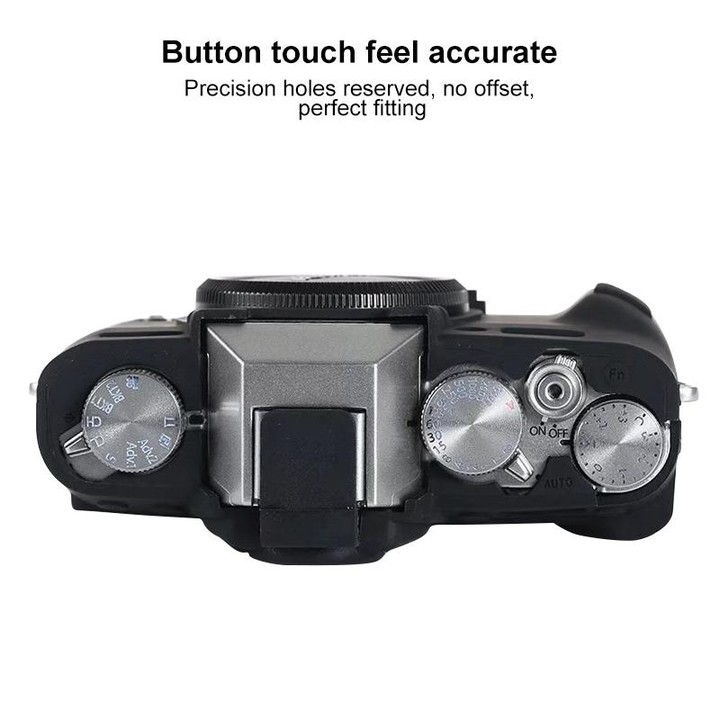 For FUJIFILM X-T30 Soft Silicone Protective Case(Coffee)