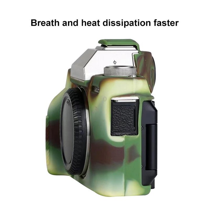 Soft Silicone Protective Case for FUJIFILM X-T200 (Camouflage)