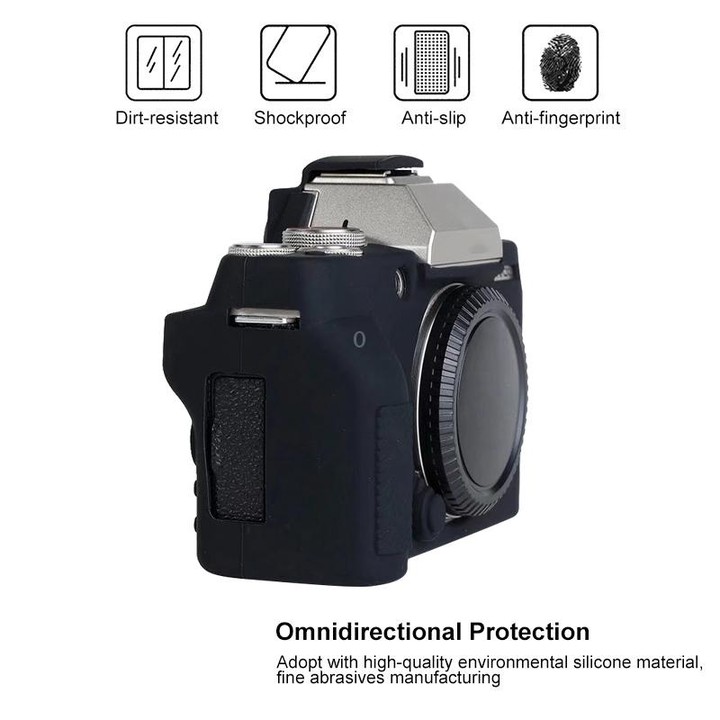 Soft Silicone Protective Case for FUJIFILM X-T200 (Black)