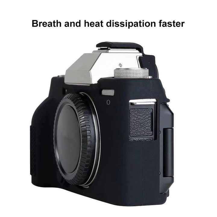 Soft Silicone Protective Case for FUJIFILM X-T200 (Black)