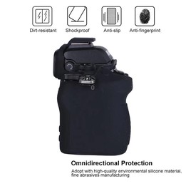 Soft Silicone Protective Case for Nikon Z50 (Black)