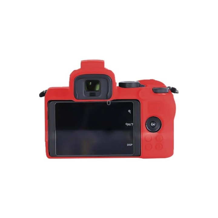 Soft Silicone Protective Case for Nikon Z50 (Red)