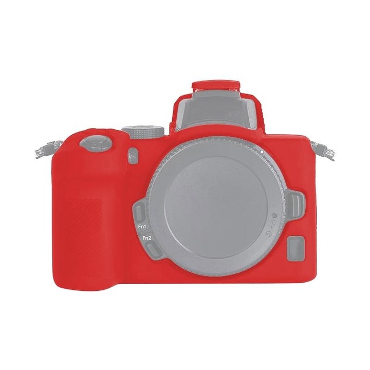 Soft Silicone Protective Case for Nikon Z50 (Red)