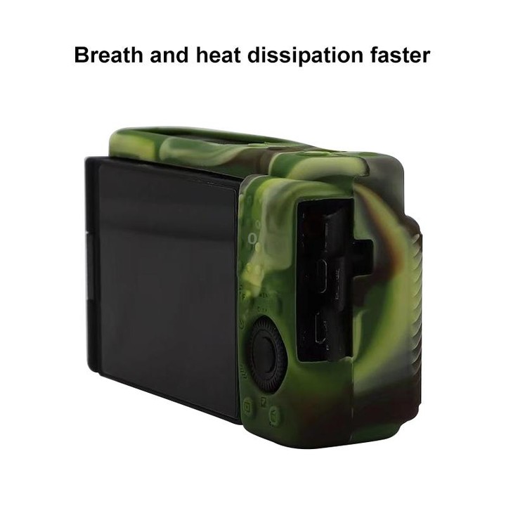 Soft Silicone Protective Case for Sony ZV-1 (Camouflage)