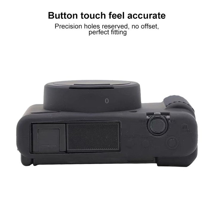 Soft Silicone Protective Case for Sony ZV-1 (Coffee)