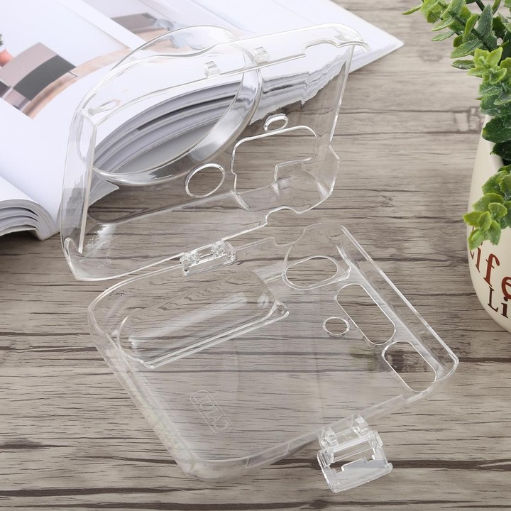 Protective Crystal Shell Case with Strap for FUJIFILM instax mini 70 (Transparent)