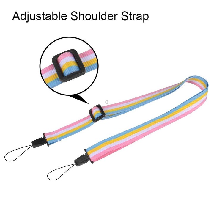 Protective Crystal Shell Case with Strap for FUJIFILM instax mini 9 / mini 8+ / mini 8(Transparent)