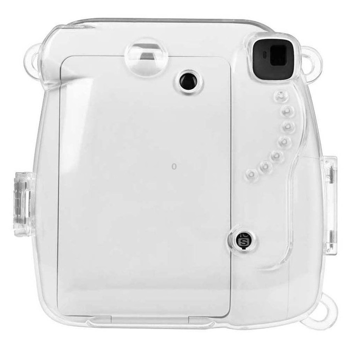 Protective Crystal Shell Case with Strap for FUJIFILM instax mini 9 / mini 8+ / mini 8(Transparent)
