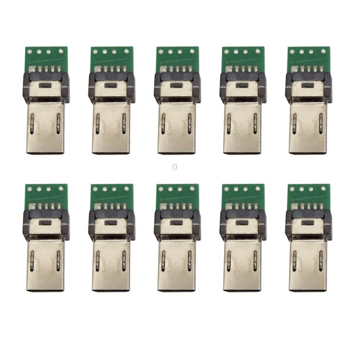 10 PCS 15-Pin USB PCB Connector Micro USB Plug Adapter for Sony Camera Data Cable