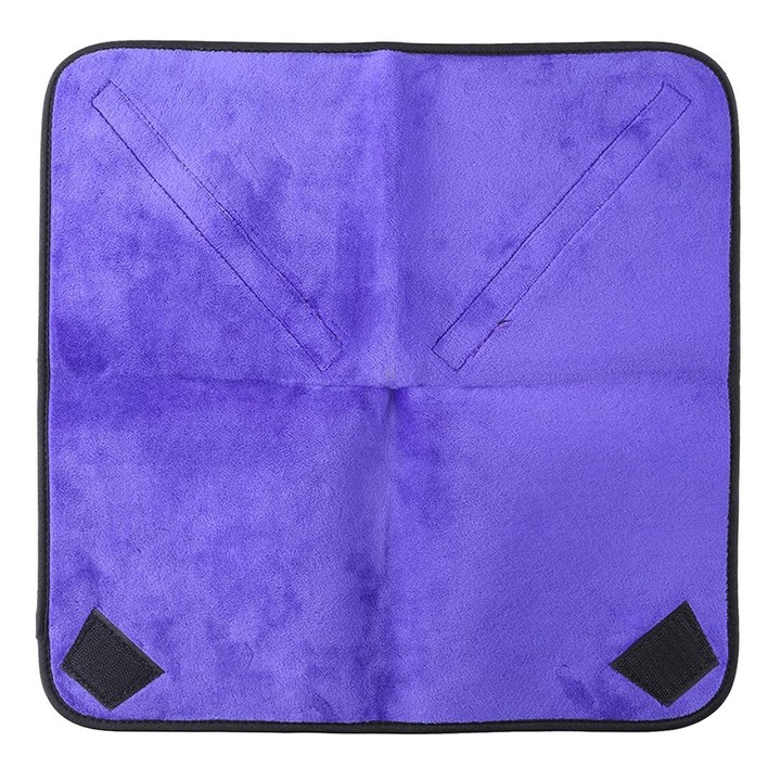 Hundred-folding Cloth Photography Camera SLR Liner Lens Bag Thickening Wrapped Cloth Plus Velvet, Size: 45x45cm (Purple)