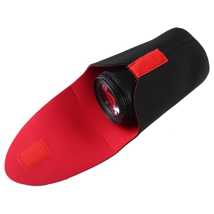 5 in 1 SLR Camera Lens Package Thickening Shockproof Neoprene Lens Storage Bag Sticky Deduction