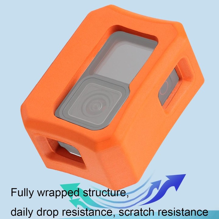 EVA Floaty Case for GoPro HERO10 Black / HERO9 Black (Orange)
