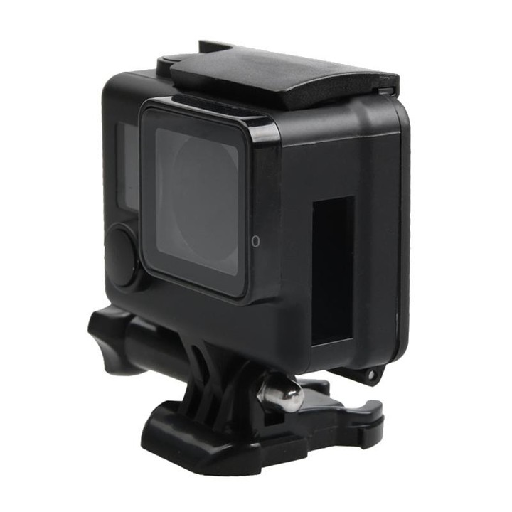 For GoPro HERO4 ABS Skeleton Housing Protective Case Cover with Buckle Basic Mount & Lead Screw