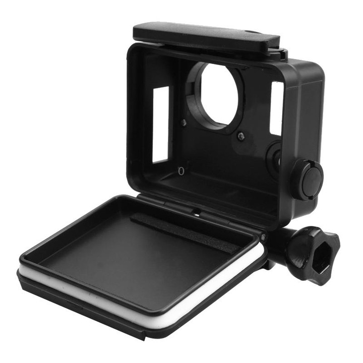 For GoPro HERO4 ABS Skeleton Housing Protective Case Cover with Buckle Basic Mount & Lead Screw
