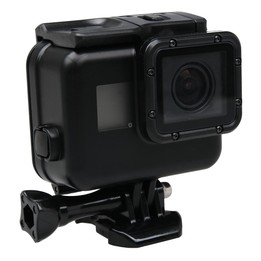 2 in 1 for GoPro HERO6 /5 Touch Screen Back Cover + 45m Waterproof Housing Protective Case(Need to Disassemble Lens When Install